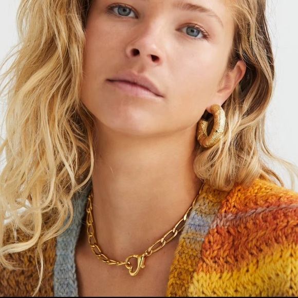 Anthropologie Accessories - Heart Jewelry Stainless Steel Waterproof Jewelry 18k Gold Plated
Heart Sets